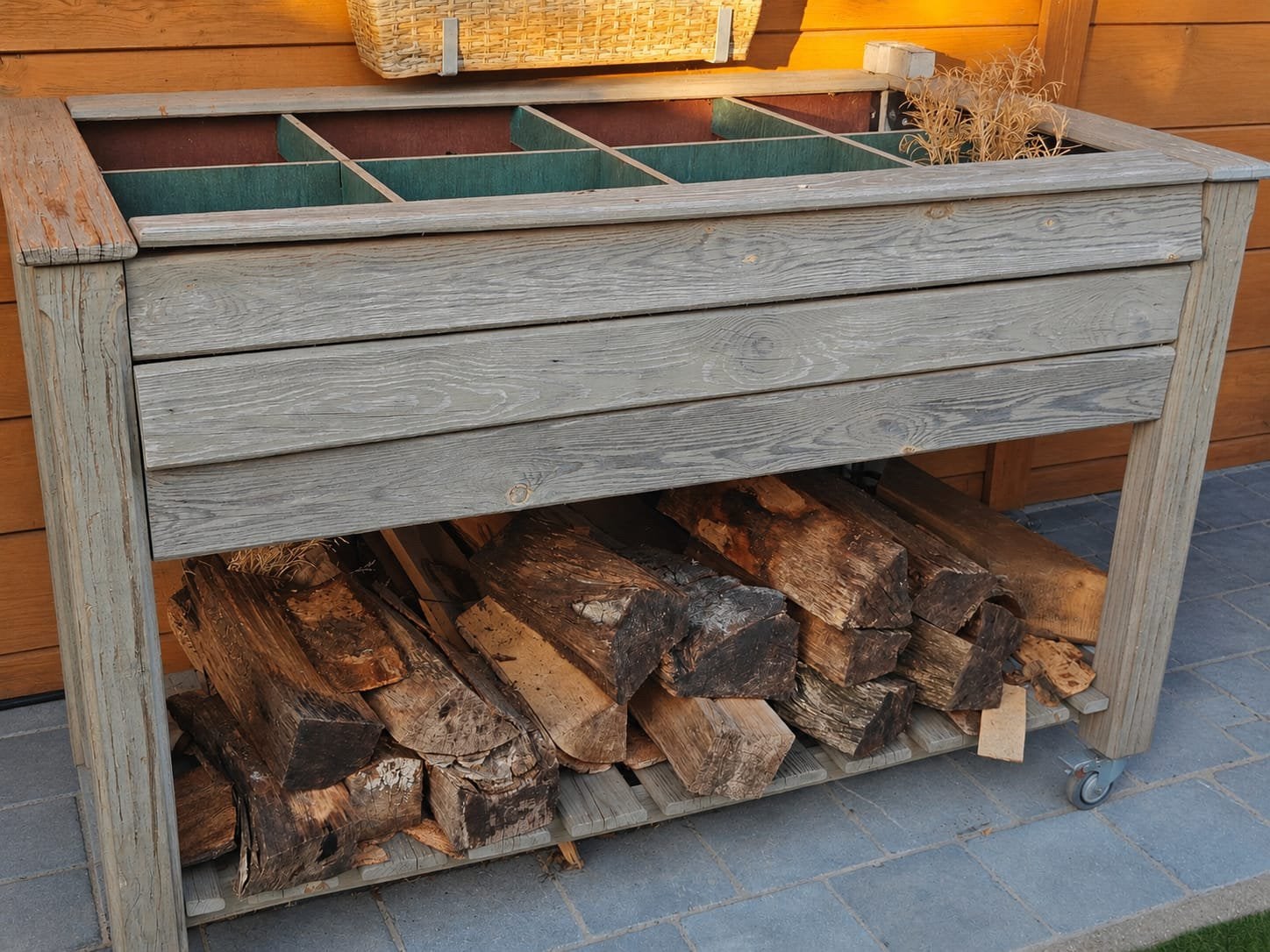 Groentenbak hout, Ophalen, Gebruikt, Hout
