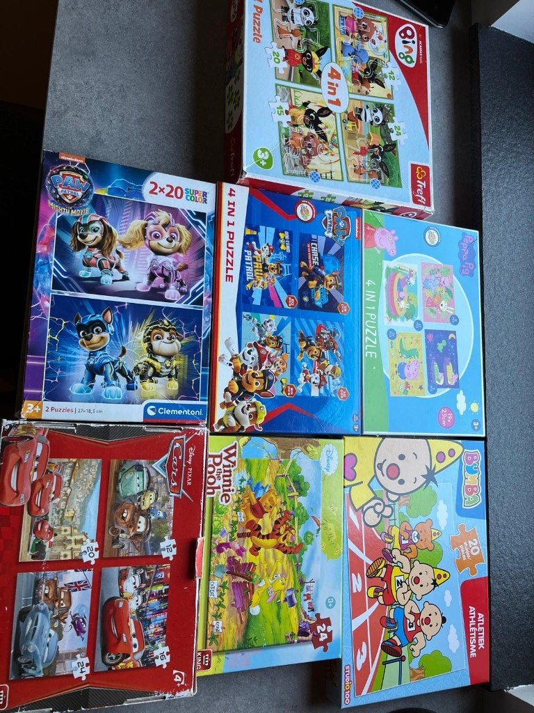 7 puzzels voor kleuters, Ophalen, Gebruikt