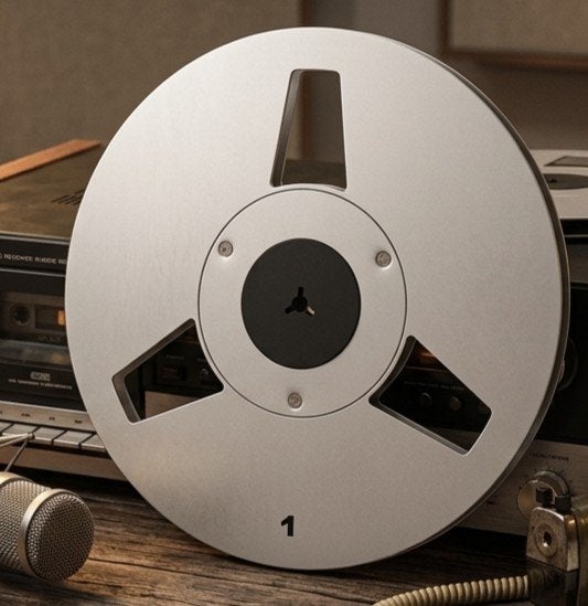empty kras en plakvrije 26 cm reel, Audio, Tv en Foto, Bandrecorder, Verzenden