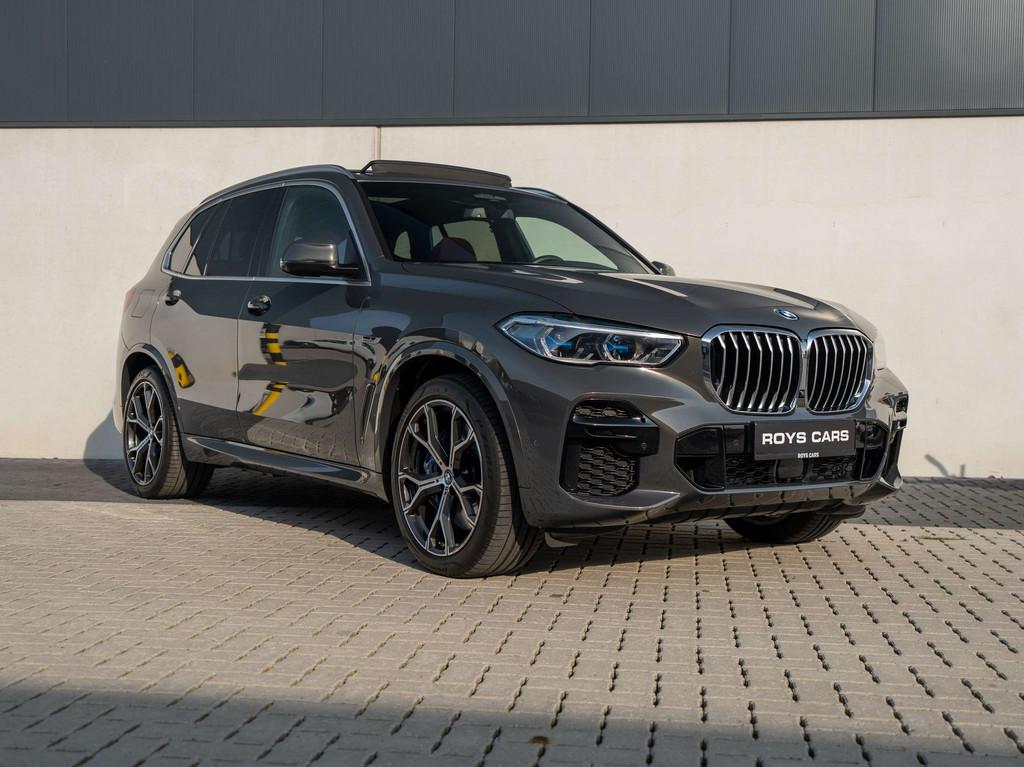BMW X5 ACHTERASSTURING/BMW INDIVI/PANO/LUCHTVERING/360CAM, Argent ou Gris, Achat, Entreprise, 6 cylindres