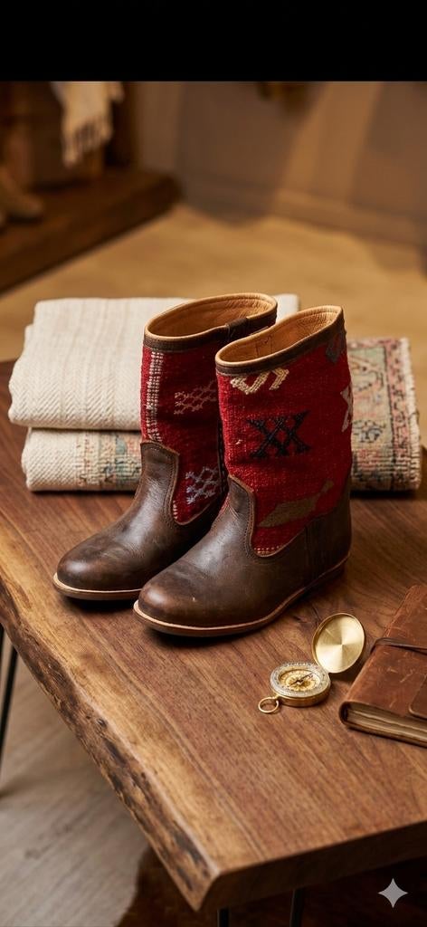 Joli paire de Bottes style cowboy taille 41, Enlèvement