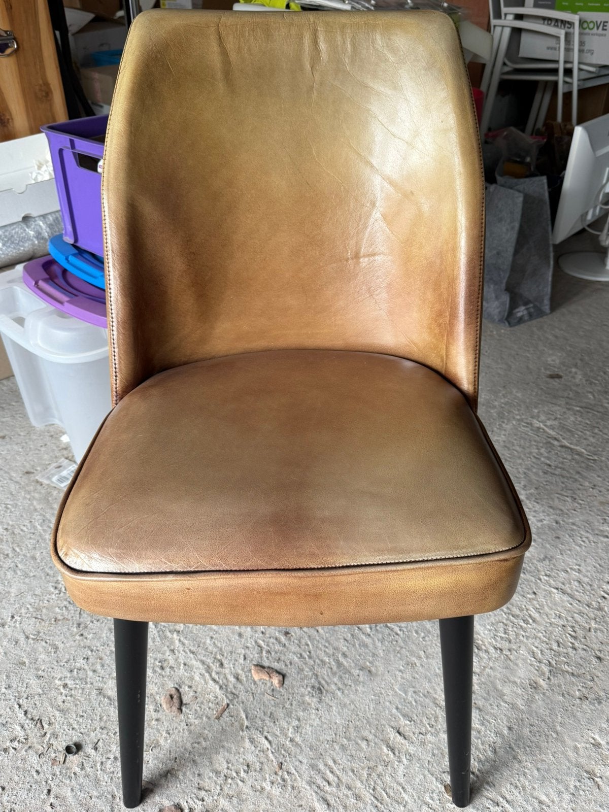 8 sièges en cuir, Maison & Meubles, Chaises, Brun, Enlèvement, Cuir, Cinq, Six Chaises ou plus