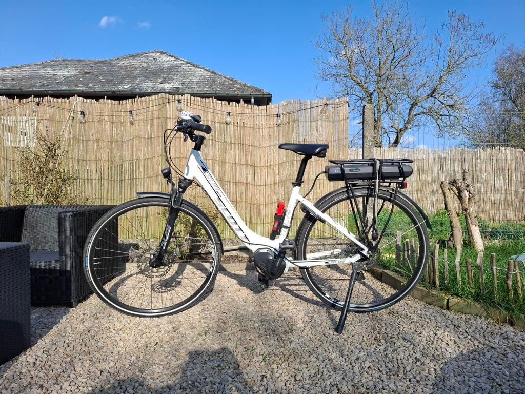 Elektriche dames fiets Scott, Fietsen en Brommers, Elektrische fietsen, Ophalen, Zo goed als nieuw