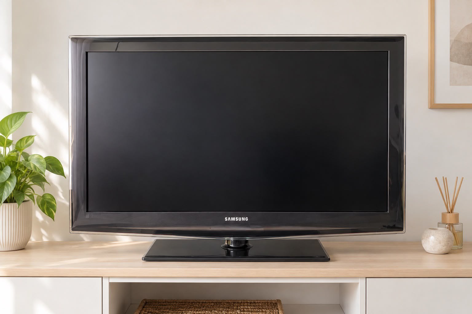 Samsung 40 inch Full HD LCD TV + originele afstandsbediening, Enlèvement, Comme neuf, LCD, Samsung