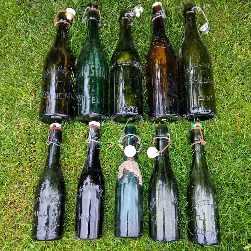 Oude bierflessen, Collections, Marques de bière, Enlèvement