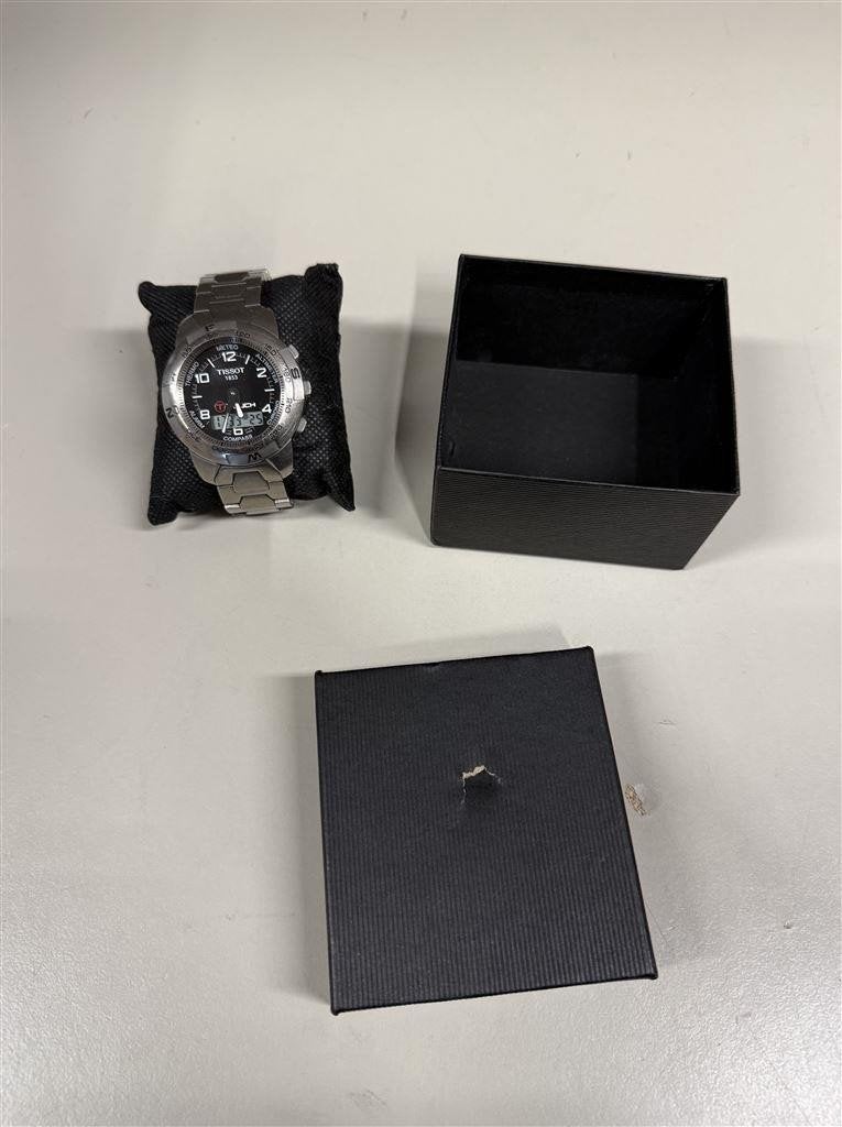 Horloge - Tissot T touch Titanium Z53/353 Smart watch, Enlèvement ou Envoi, Comme neuf
