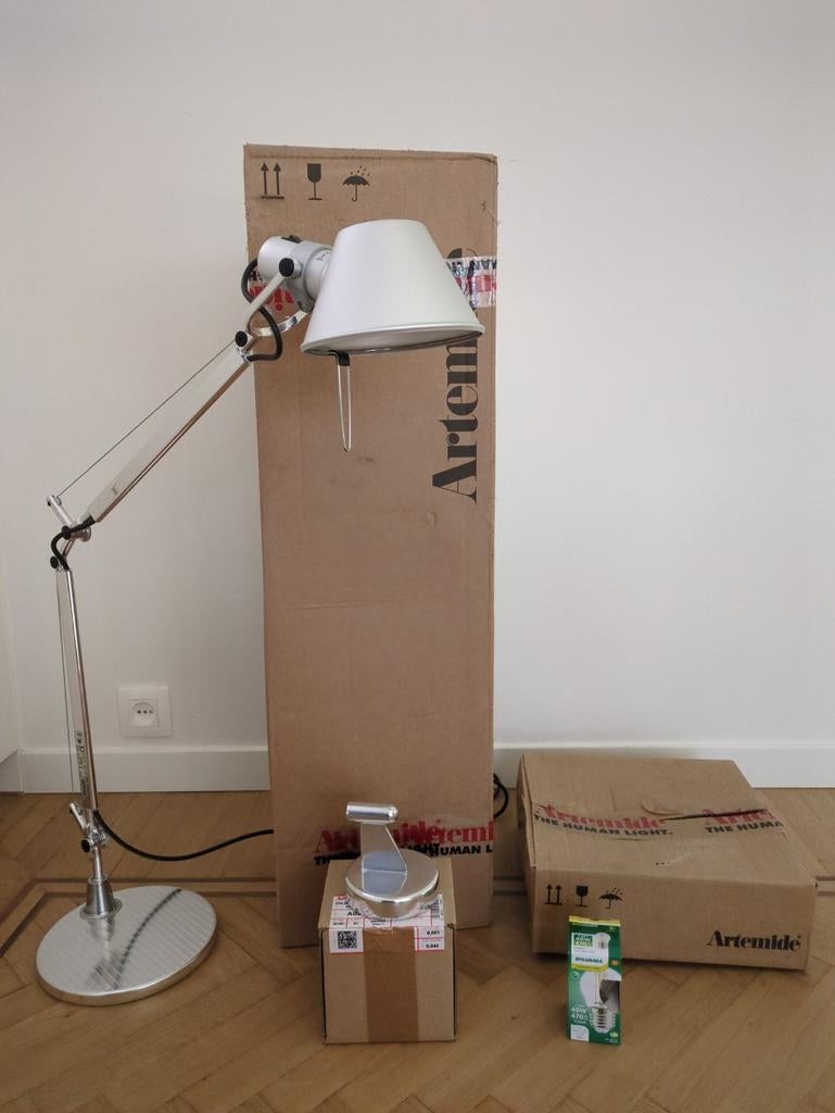 Artemide Tolomeo bureaulamp mini EN wandlicht aluminium, Huis en Inrichting, Ophalen
