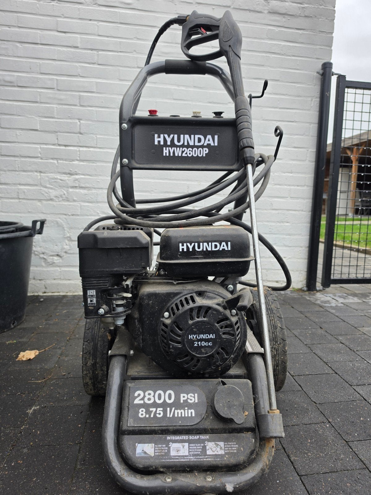 Hogedrukreiniger met benzine, Tuin en Terras, Ophalen, Benzine