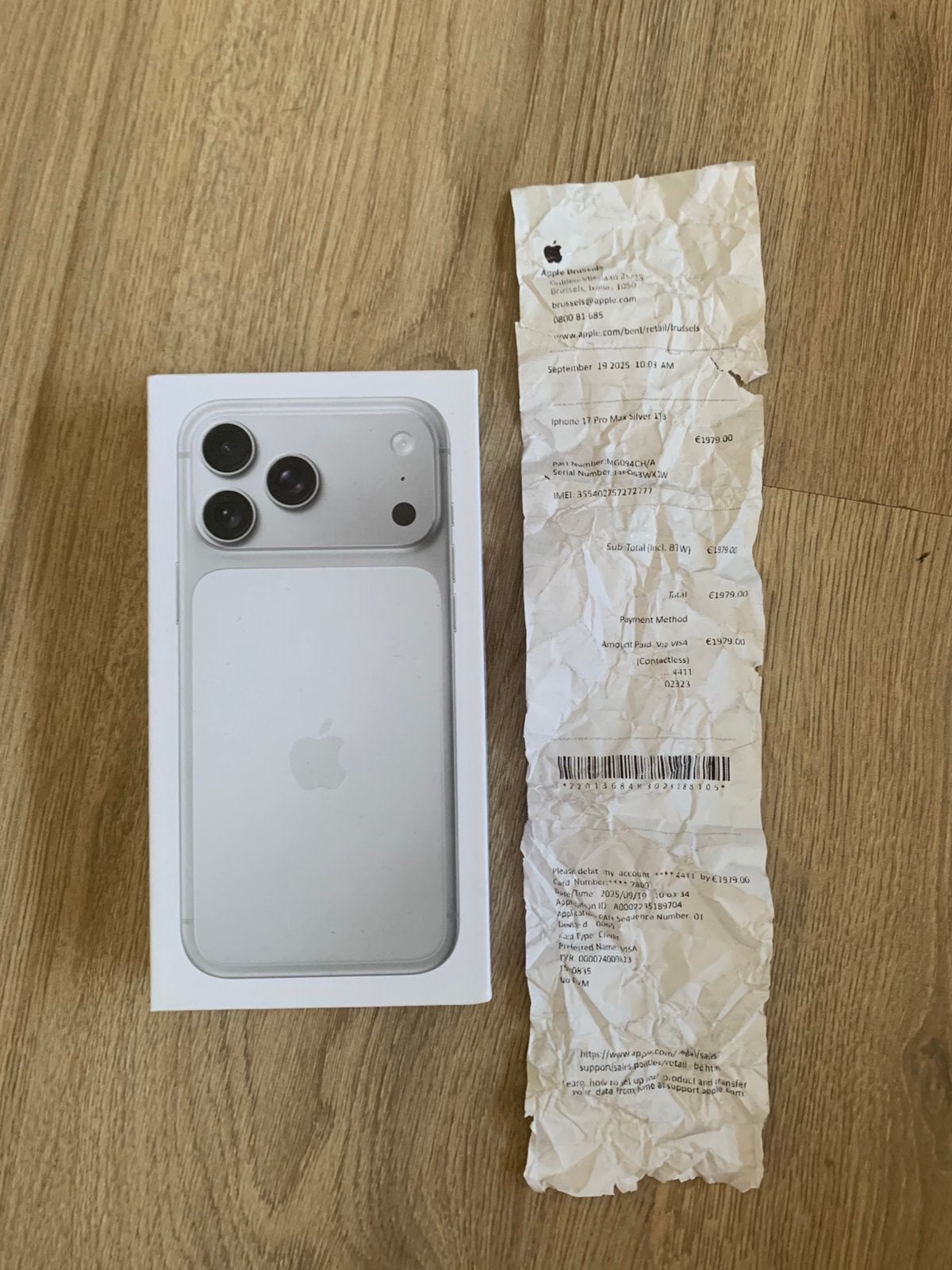 Iphone 17 Pro Max 1TB, Telecommunicatie, Mobiele telefoons | Apple iPhone, Overige modellen, Ophalen of Verzenden, Zonder simlock