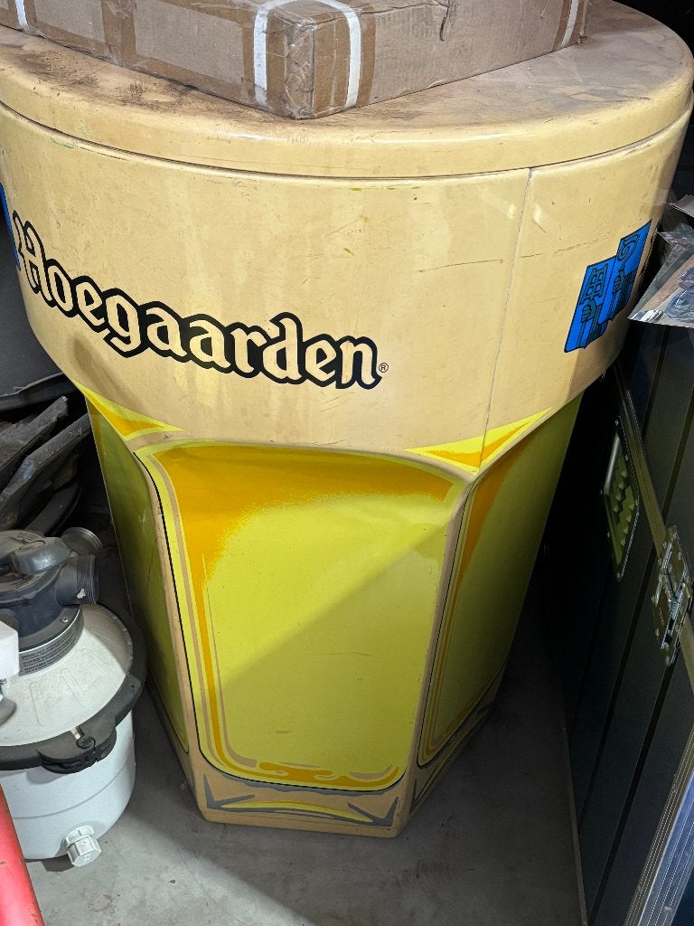hoegaarden statafel, Verzamelen, Ophalen, Gebruikt, Gebruiksvoorwerp