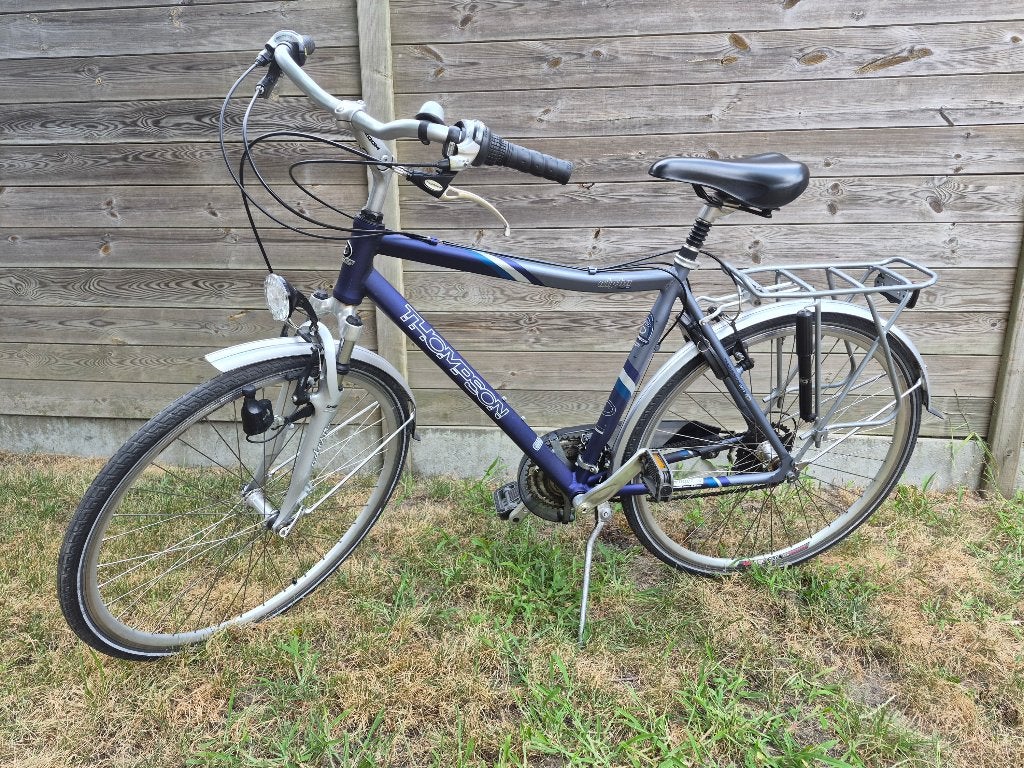 Herenfiets Thompson Alpha ****IN UITSTEKENDE STAAT****, Fietsen en Brommers, Gebruikt, Velgrem, Versnellingen, 49 tot 53 cm