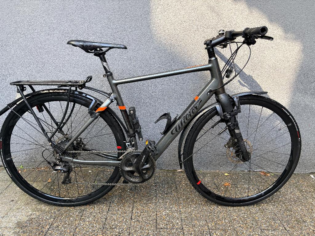 Wilier Triestina Hybrid Grey/Black Shimano 105, Gebruikt, 10 tot 15 versnellingen, Heren, Aluminium