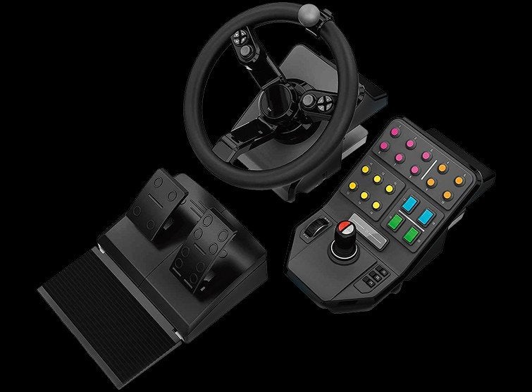 Loghitech G Farm simulator heavy equipment, Informatique & Logiciels, Joysticks, Enlèvement, Comme neuf, Loghitech