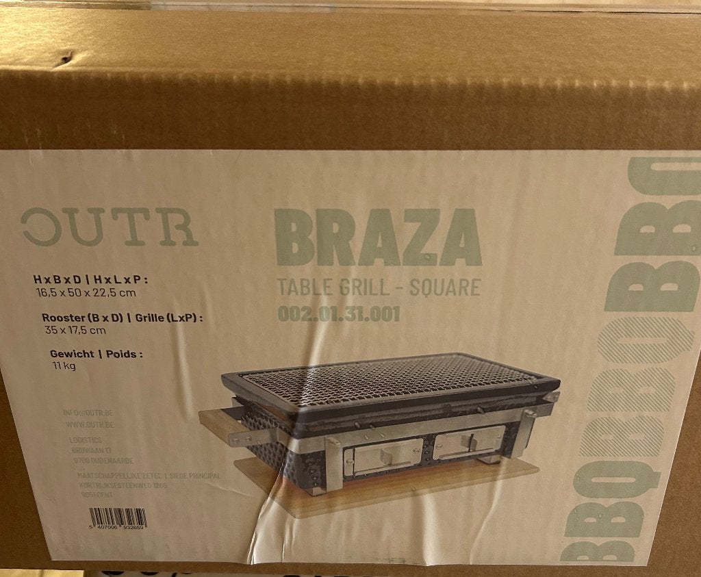 BBQ tafelgrill nieuw, Elektronische apparatuur, Grillplaten, Ophalen, Nieuw, Tafelgrill