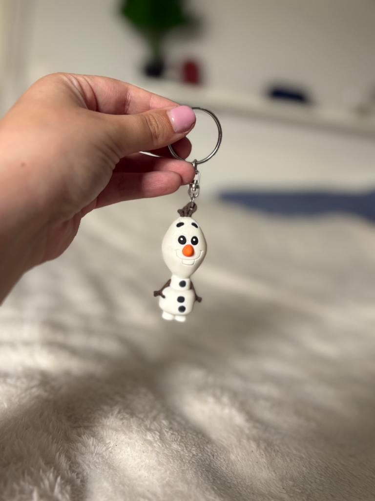 Olaf Disney sleutelhanger, Ophalen of Verzenden, Zo goed als nieuw, Wit, Hanger