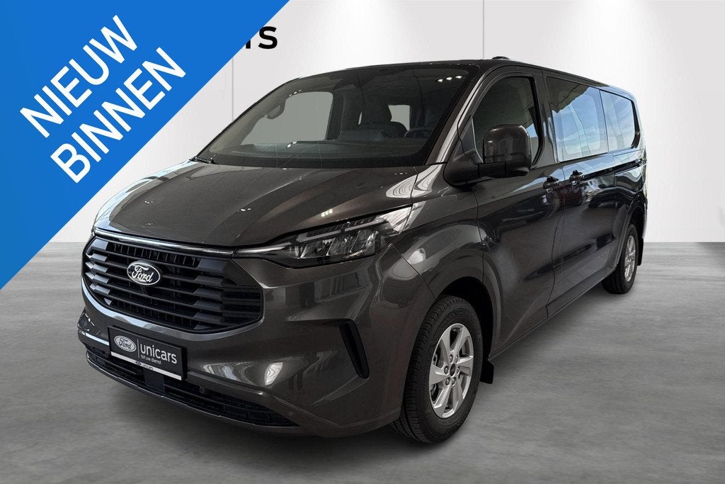 Ford Transit Custom 320L Limited 2.0TD 100kW M6 FWD Multi-Us, Autos, Argent ou Gris, 4 portes, Entreprise, Boîte manuelle
