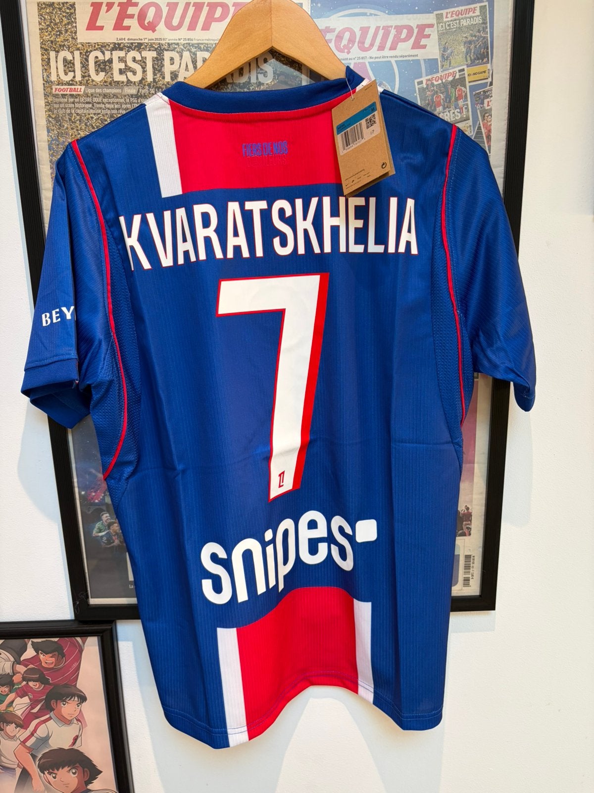 Kvaratskhelia psg, Maat M, Ophalen of Verzenden, Zo goed als nieuw