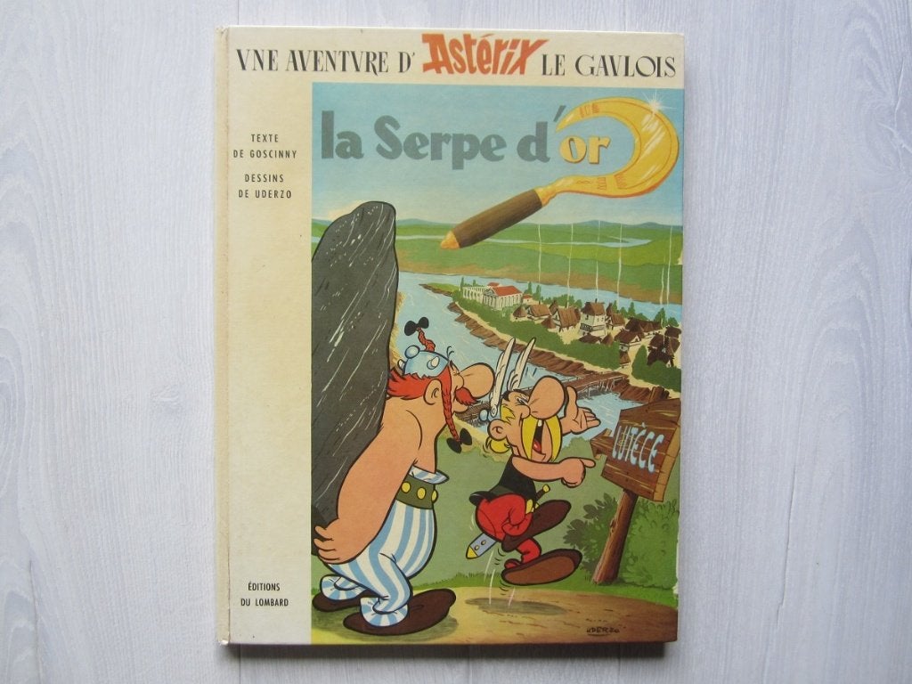 Astérix - La serpe d'or - 2c de 1968 - 10,00Eur, Gelezen, Goscinny & Udezo, Eén stripboek, Ophalen of Verzenden