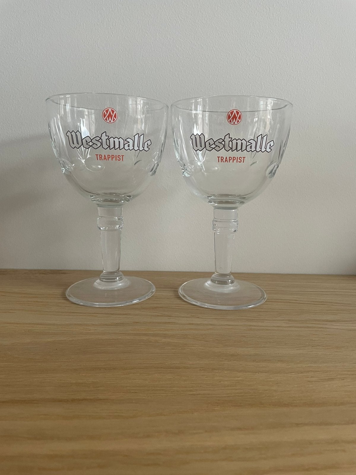 20 westmalle trapist glazen 2 euro per stuk, Verzamelen, Ophalen, Zo goed als nieuw