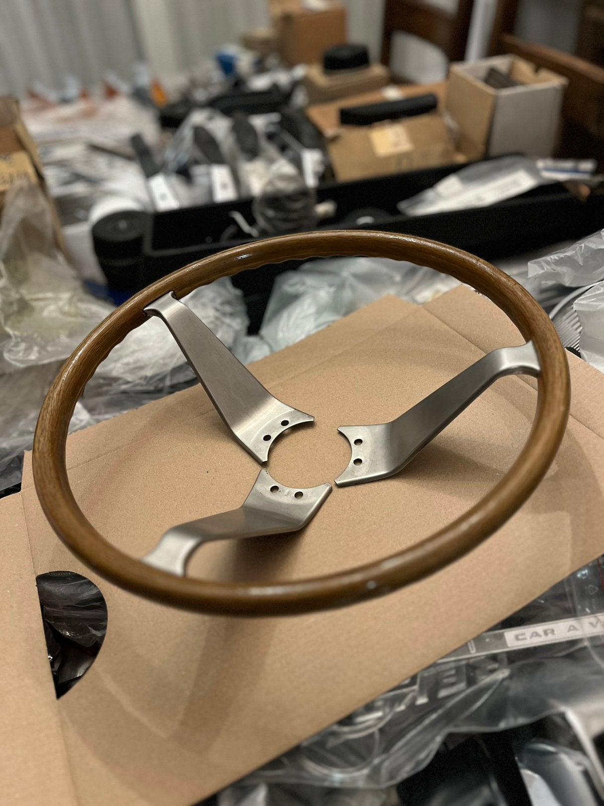 Opel GT houten stuur, Auto-onderdelen, Ophalen, Opel