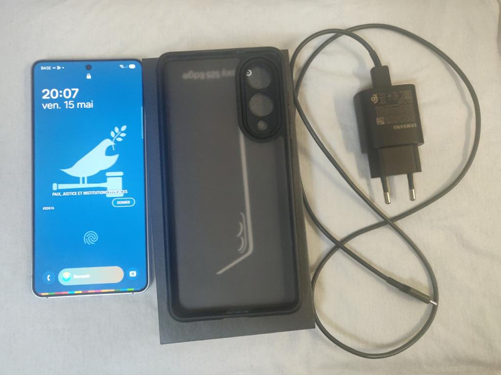 Samsung s25 edge, Télécoms, Téléphonie mobile | Samsung, 256 GB, Comme neuf