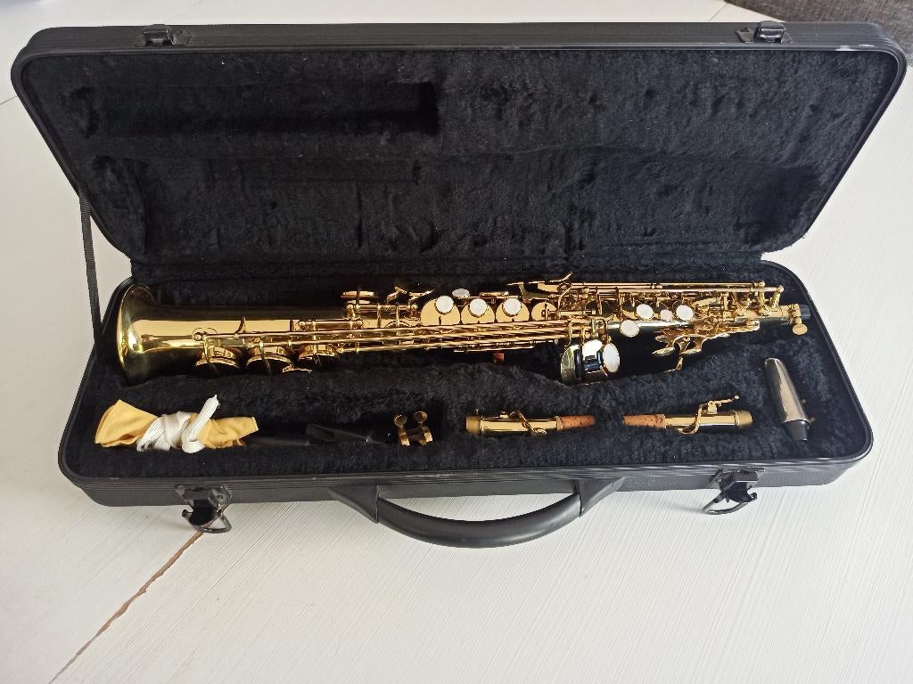Saxophone soprano avec étui, Musique & Instruments, Enlèvement, Utilisé, Soprano, Avec valise