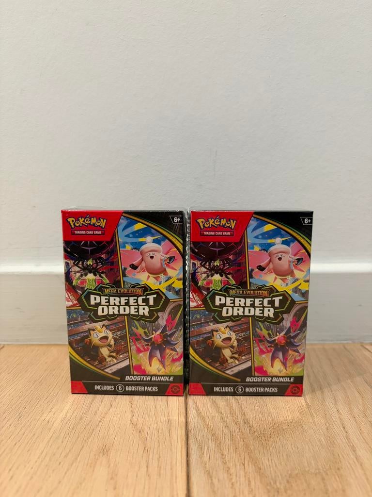 Pokémon Mega Evolution Perfect Order Booster Bundle, Ophalen of Verzenden, Nieuw, Booster