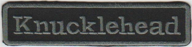 Harley Davidson Knucklehead stoffen opstrijk patch embleem #, Motoren, Verzenden, Nieuw