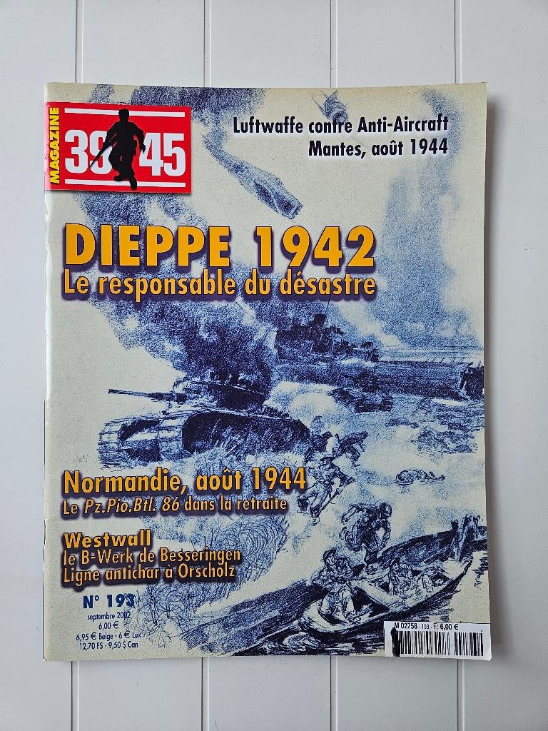 Dieppe 1942 -De persoon die verantwoordelijk is voor de ramp, Boeken, Ophalen of Verzenden, COLLECTIF, Tweede Wereldoorlog, Gelezen