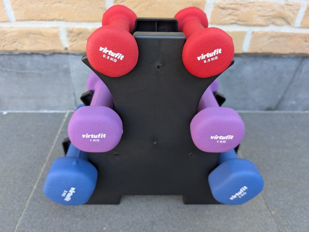 Dumbbells Virtufit anti-slip grip Nieuw, Ophalen, Nieuw, Armen, Dumbbell