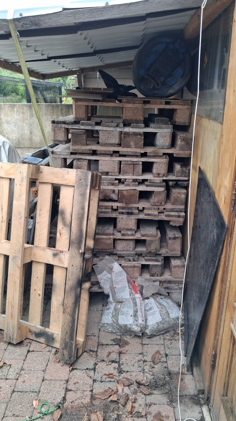 Houten paletten. Gratis, Tuin en Terras, Brandhout, Ophalen