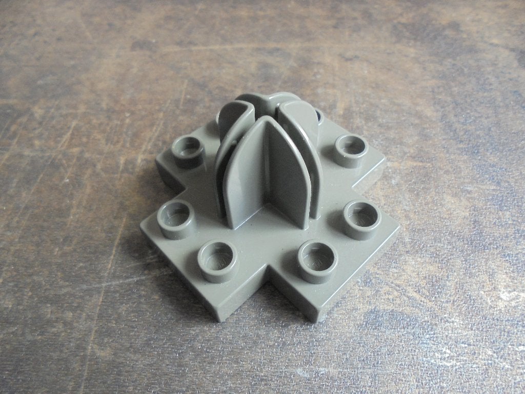 Lego Duplo Plate with Dome Top & Crosscut Slots(zie foto's)2, Enlèvement ou Envoi, Utilisé, Briques en vrac, Duplo