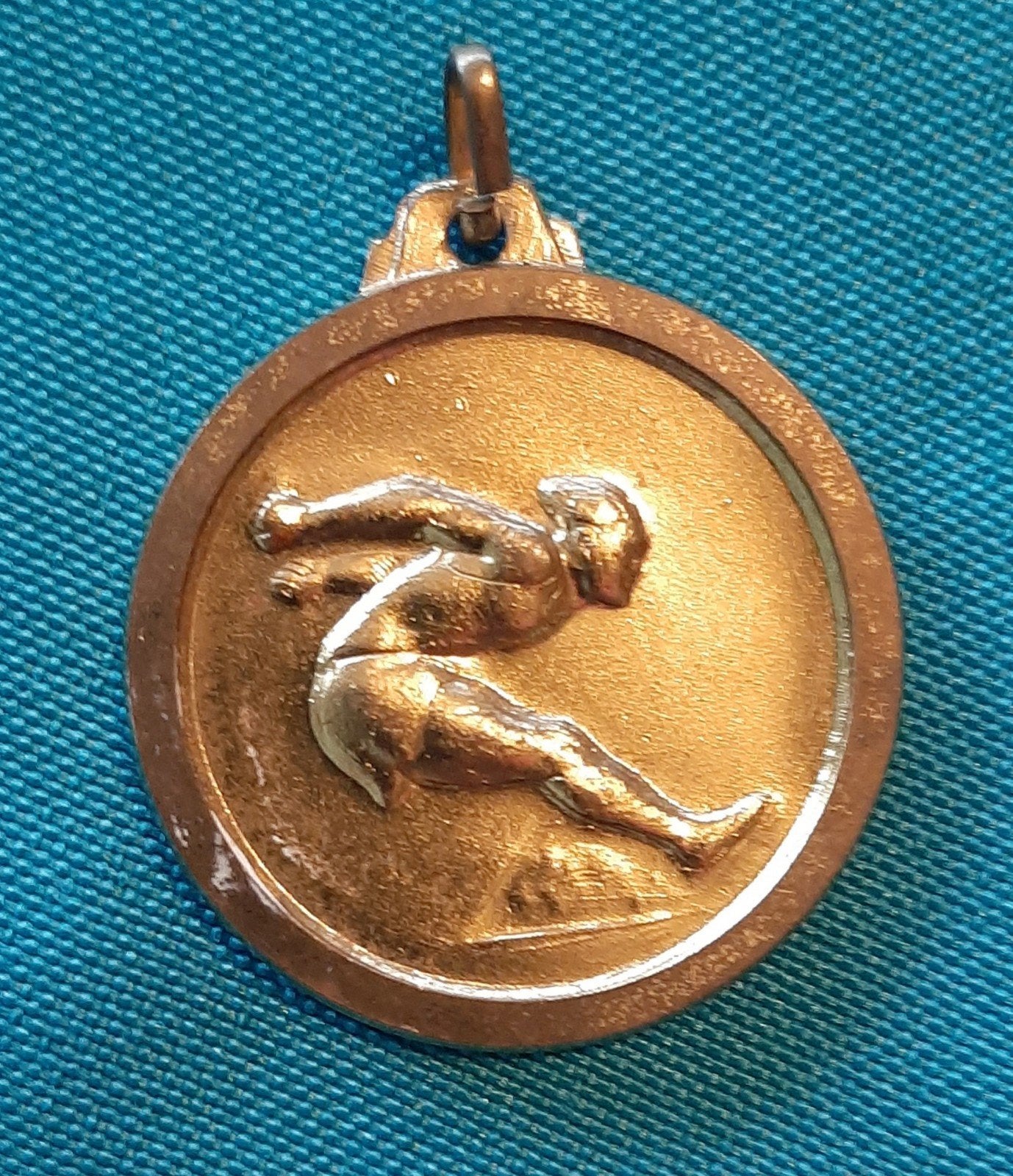 Médaille du 1er prix de saut en longueur 1984 C.G.E.R, Timbres & Monnaies, Enlèvement ou Envoi