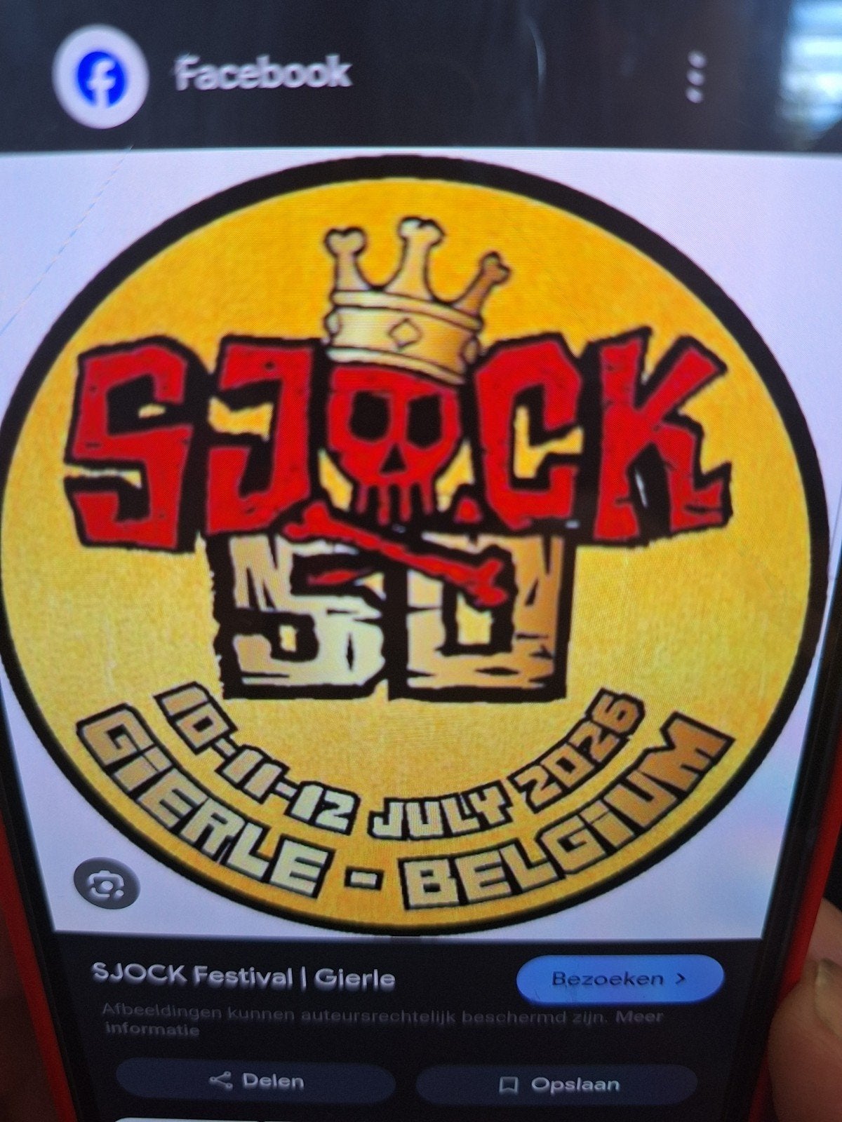 Gezocht : 2 tickets voor Sjock voor zaterdag 11/7, Tickets en Kaartjes