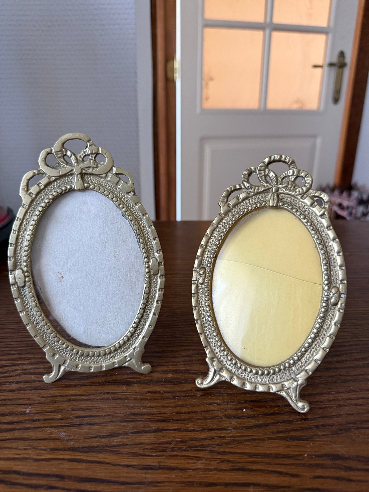 2 mooie fotolijstjes messing, Ophalen of Verzenden, Zo goed als nieuw