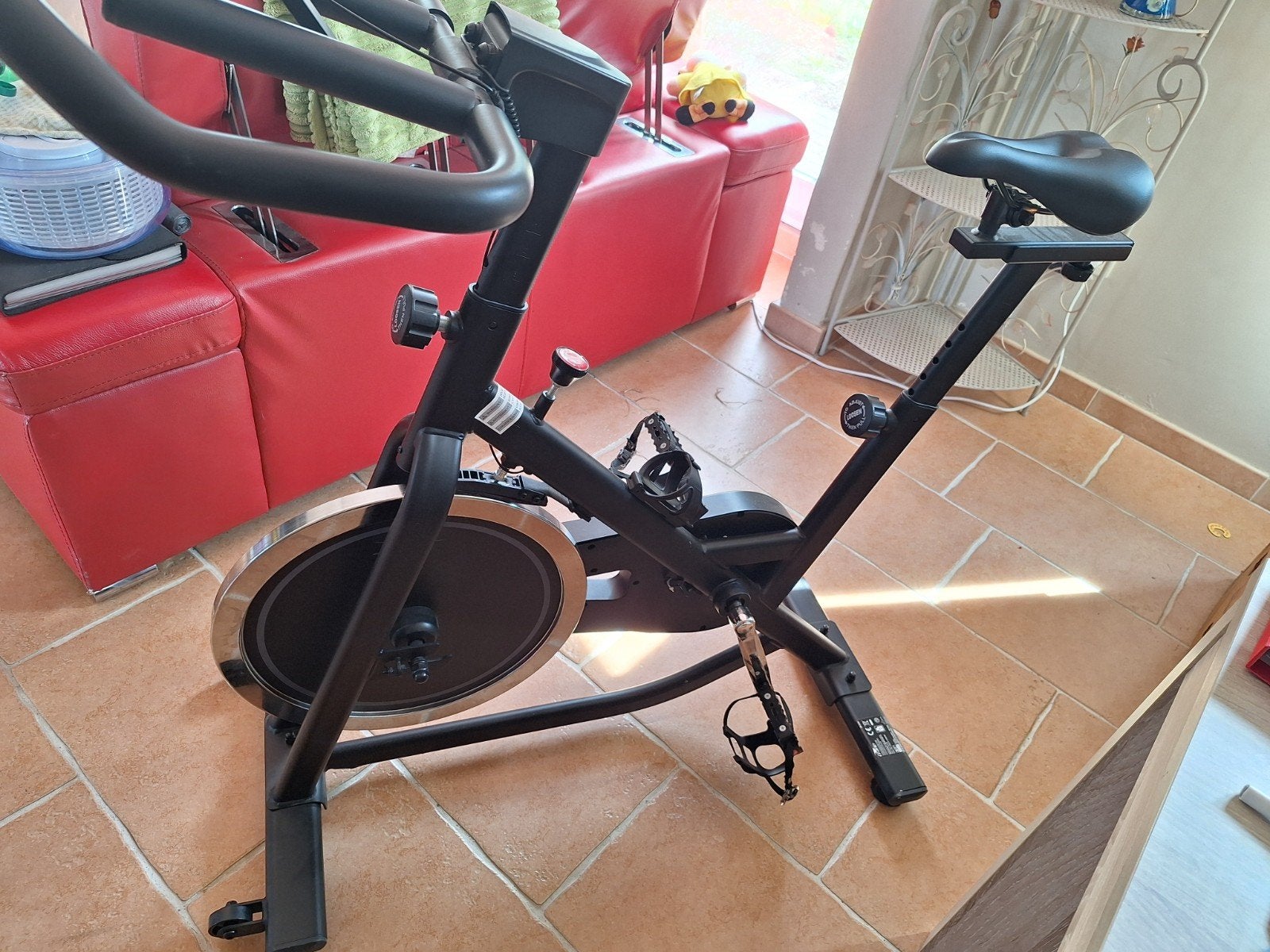 home trainer, Enlèvement, Vélo d'appartement