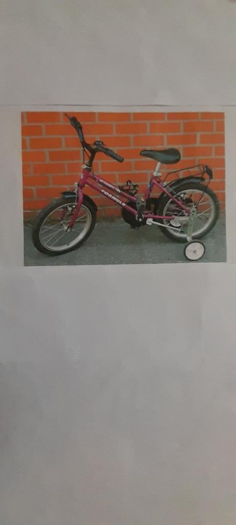 Kinderfiets, Fietsen en Brommers, Ophalen, Zijwieltjes, Gebruikt, Velgrem