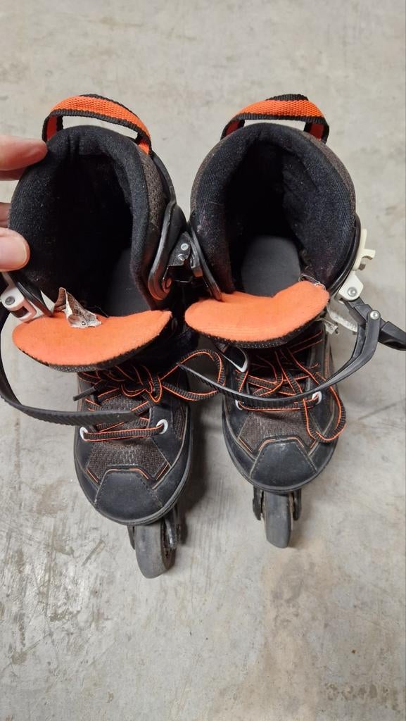 Rollerskates maat 30-32, Sport en Fitness, Skeelers, Gebruikt, Kinderen, Inline skates 4 wielen, Ophalen