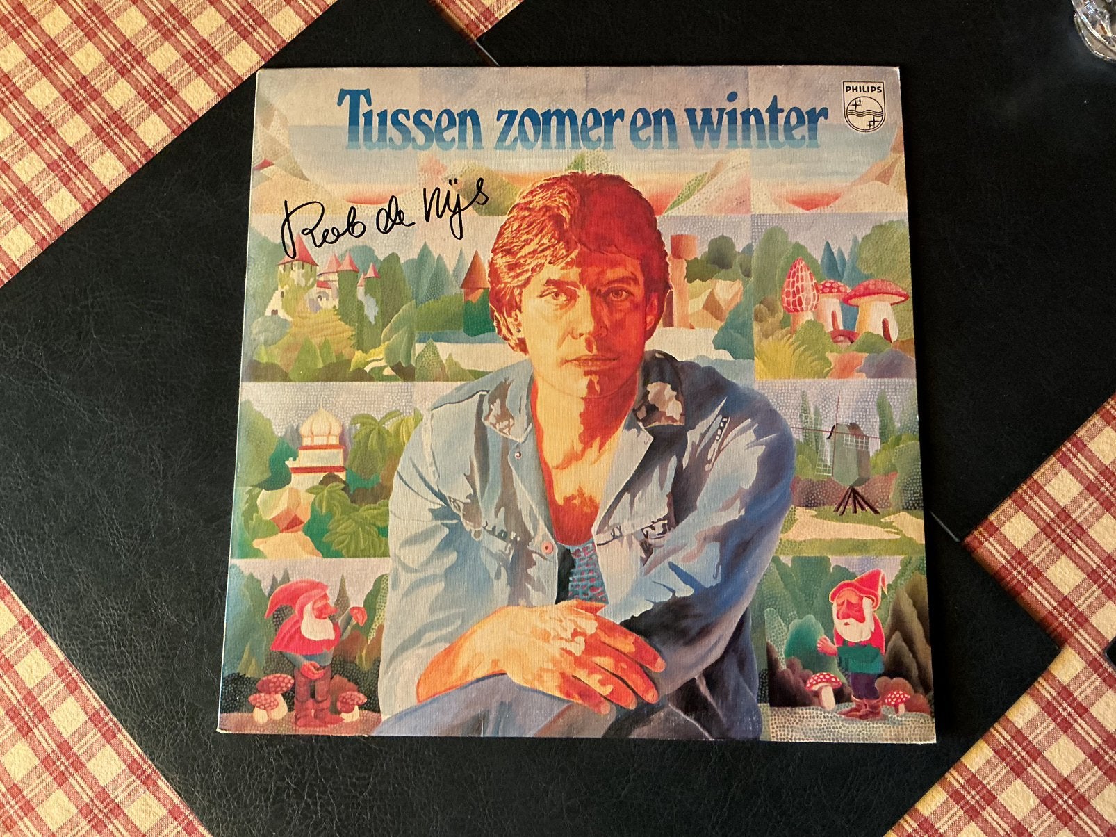 Gesigneerde lp, Rob de Nijs, “ tussen zomer en winter “, Cd's en Dvd's, Ophalen of Verzenden, Zo goed als nieuw