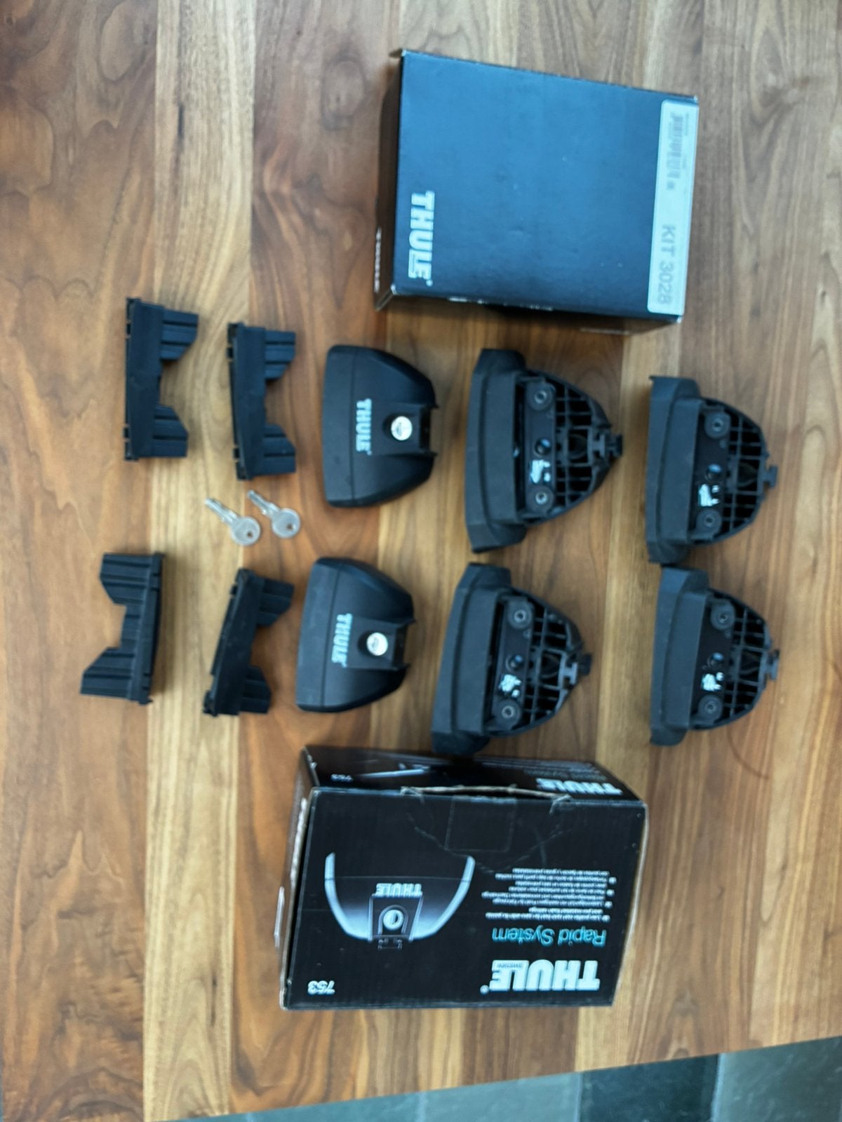 Thule Rapid System 753 voor dakdrager, Auto diversen, Dakdragers, Ophalen, Gebruikt