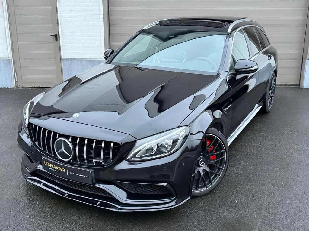 Mercedes-Benz C-CLASS 63 AMG S GARANTIE/PANO/MB HISTORY/ZETE, Auto's, Mercedes-Benz, Automaat, 2260 kg, Zwart, Bedrijf