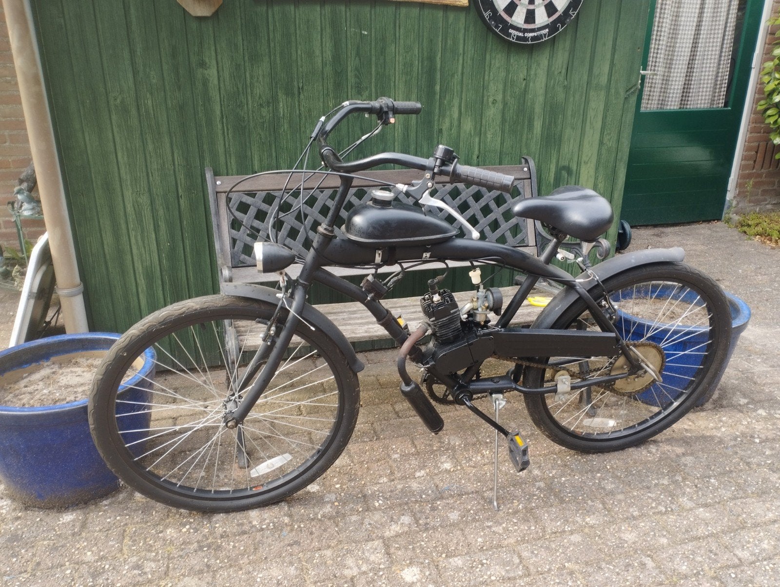 te koop mooie retro fiets met benzinemotor, Fietsen en Brommers, Ophalen, Zo goed als nieuw