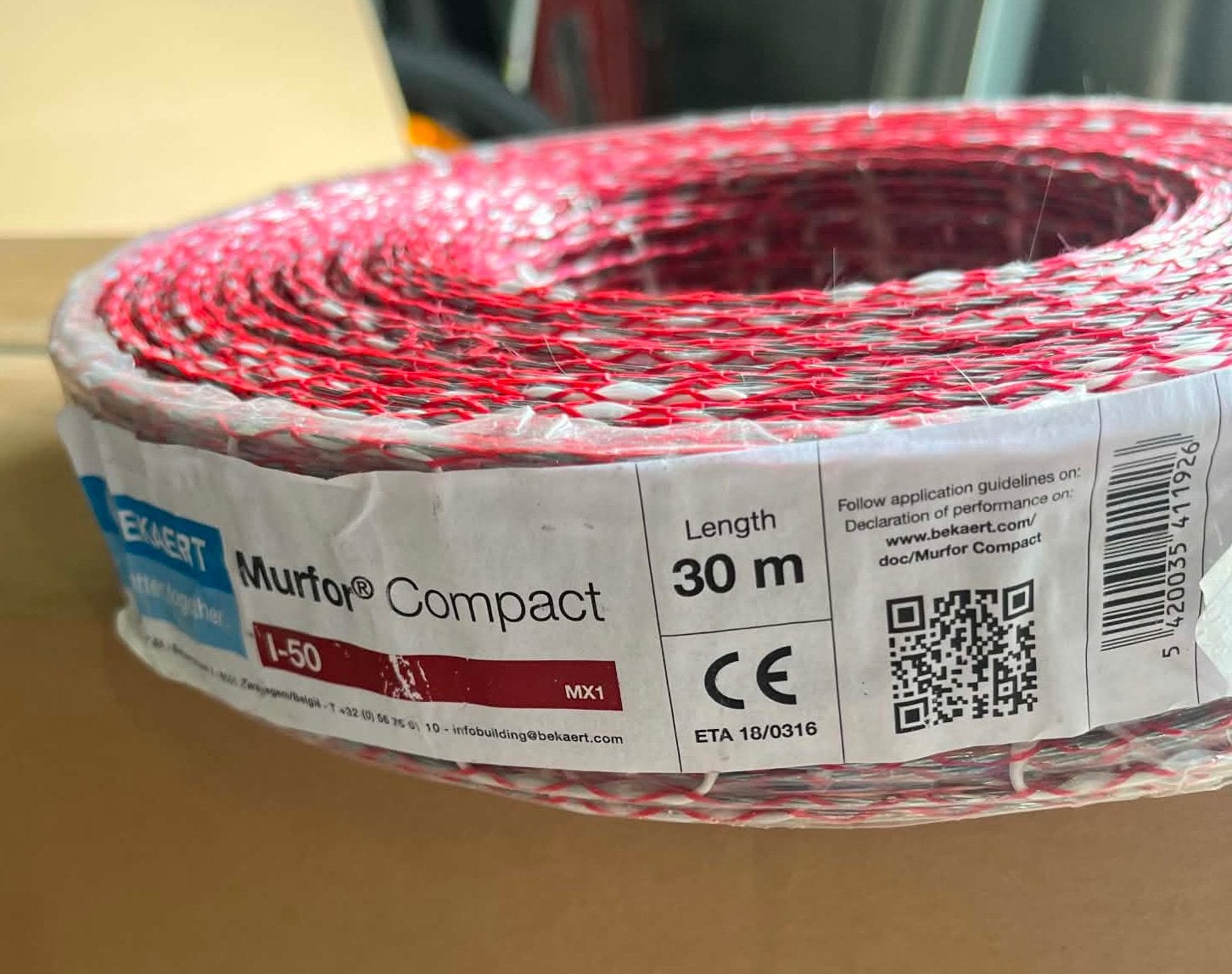 Bekaert murfor compact 30 m, Doe-het-zelf en Bouw, Ophalen, Zo goed als nieuw