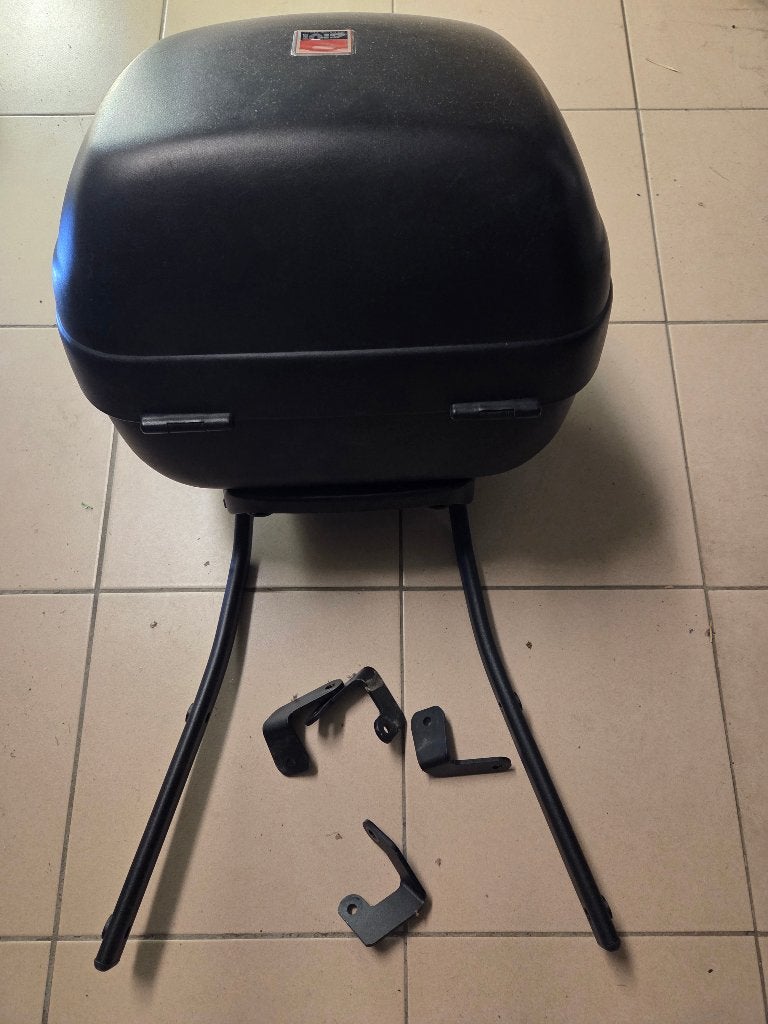 Topcase Givi 30l compleet voor Honda Nc750X tot 2021, Motoren, Accessoires | Koffers en Tassen, Ophalen, Gebruikt