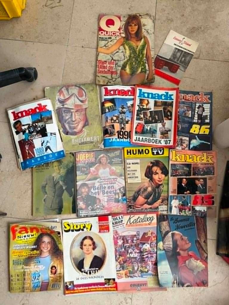 Lot oude tijdschriften, Livres, Journaux & Revues, Enlèvement, Utilisé, Magazine féminins