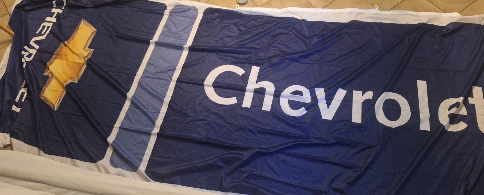 Grote spandoek Chevrolet 150x400, Ophalen of Verzenden
