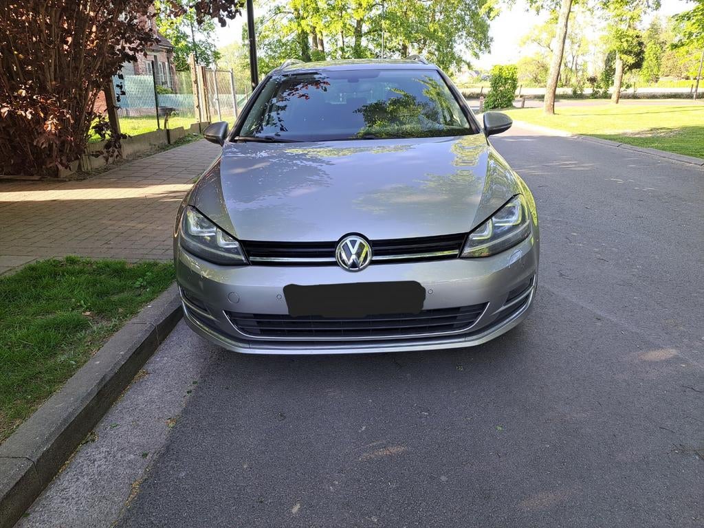 Volkswagen Golf 7 Highline 1.4 Benzine. Van 2016. Euro 6B, Voorwielaandrijving, 4 cilinders, Leder en Stof, Beige