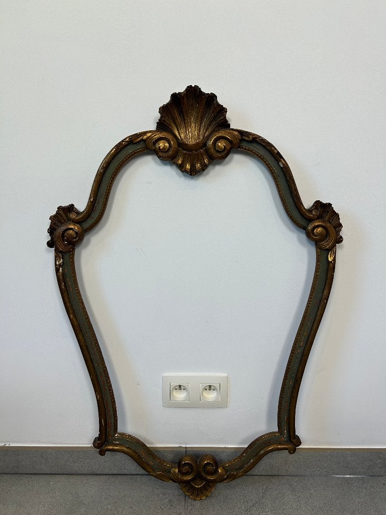 Ancien cadre Rococo en bois sculpté et doré, Antiquités & Art, Enlèvement