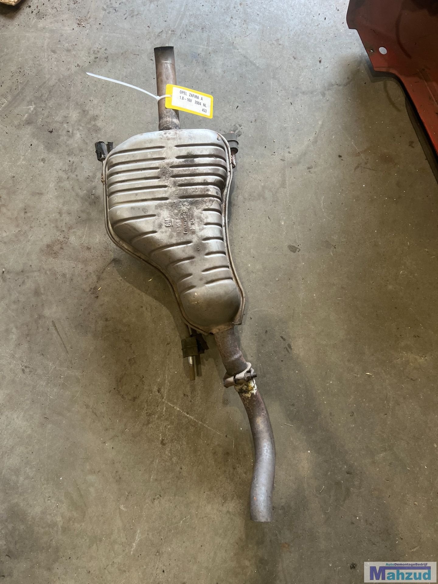 Silencieux d' chappement pour Opel Zafira A 1.8 (1998-2005), Opel Automobile GmbH, Opel, Bahnhofsplatz 1
65423  Russelsheim am Main, DE