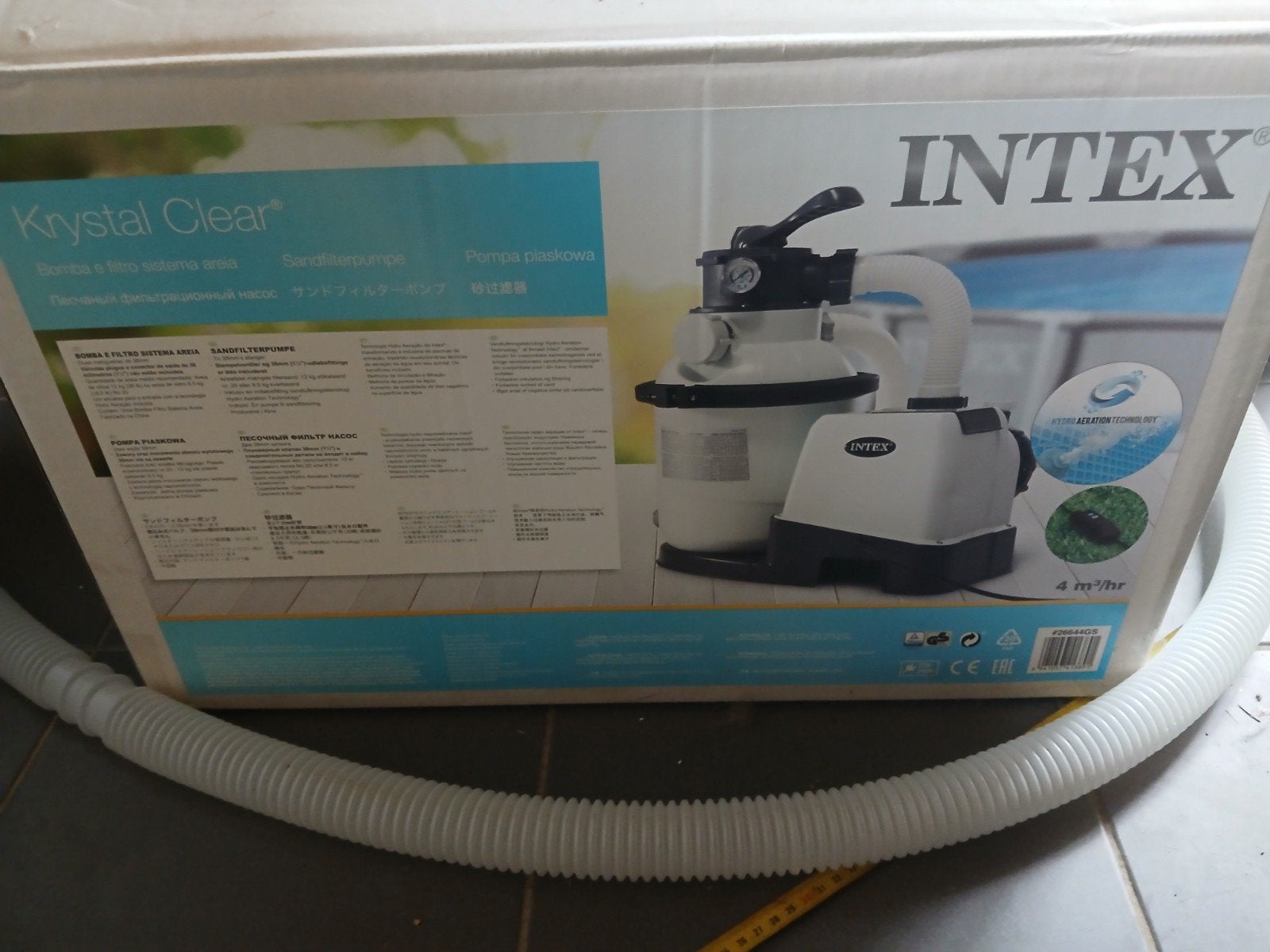 zandfilter intex, Tuin en Terras, Zwembad-toebehoren, Ophalen, Zo goed als nieuw, Filter